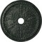 Ekena Millwork Winsor Ceiling Medallion (Canopies up to 4"), 27 1/2"OD x 4"ID x 1 1/2"P, Painted Turtle Crackle CM27WIPTC - alternate 1